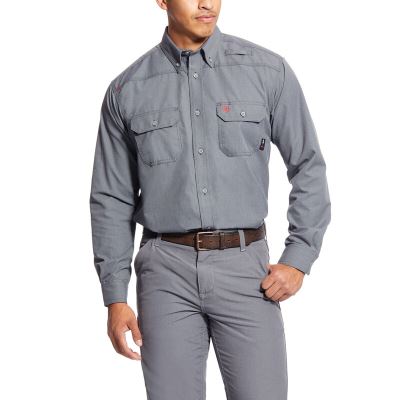 Ariat Work: FR Featherlight Camisa Hombre - Gris (HXRKS2034)